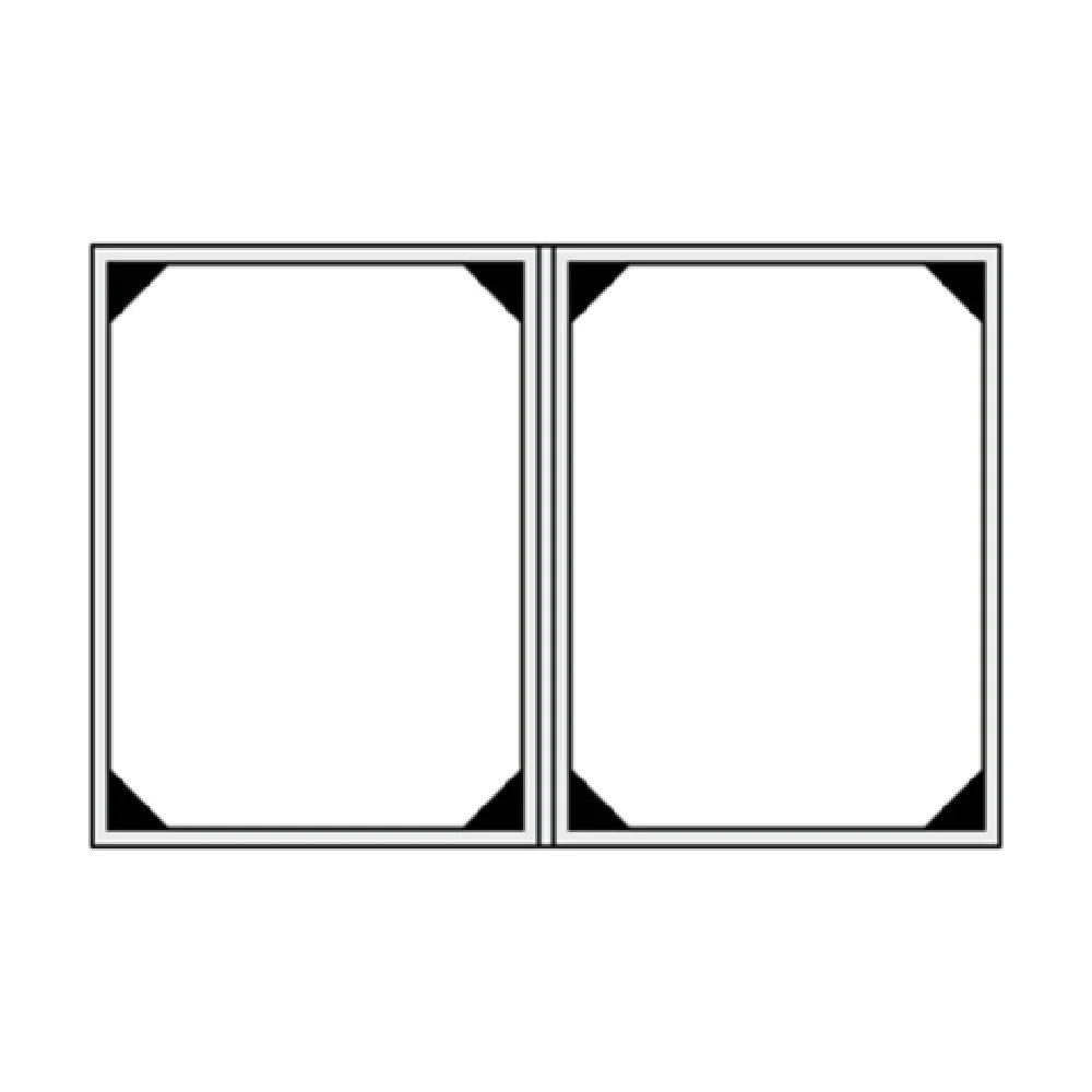 Risch RATTAN-2V 8.5X14 Rattan Menu Cover Black Cards 25 Packs Risch RATTAN-2V 8.5X14 Rattan Menu Cover Black Cards 25 Packs