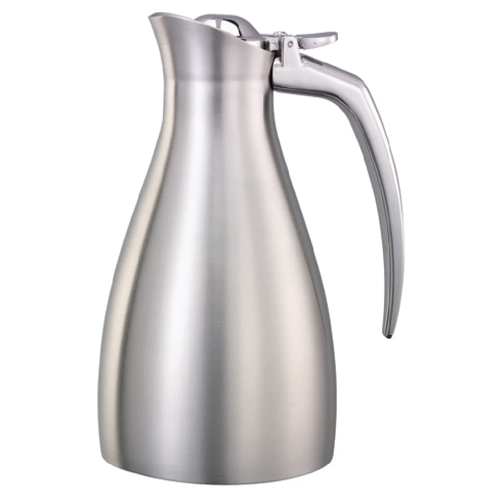 Service Ideas ALTU06BS 20 Oz Stainless Steel Beverage Server with Flip-Top Lid Service Ideas ALTU06BS 20 Oz Stainless Steel Beverage Server with Flip-Top Lid