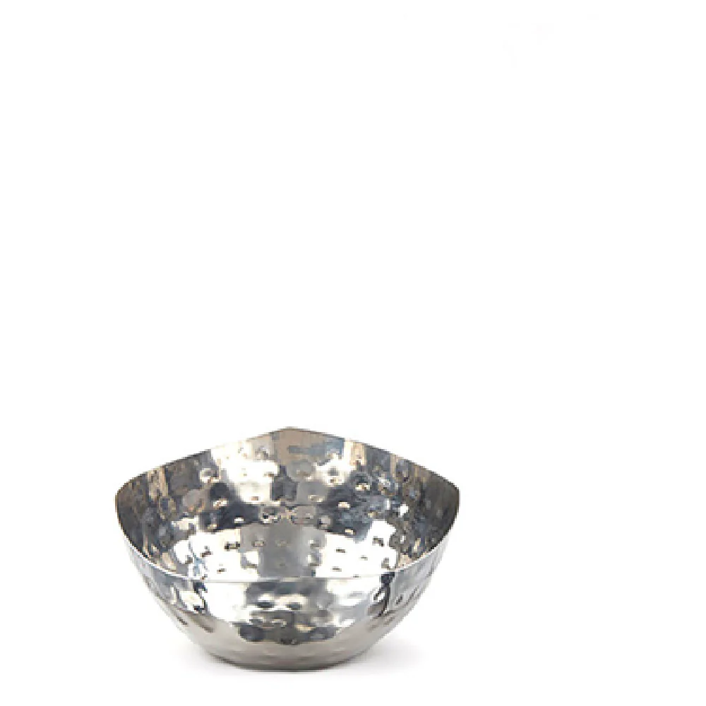 American Metalcraft SBH400 5-1/2 Oz Hammered Stainless Steel Snack Bowl