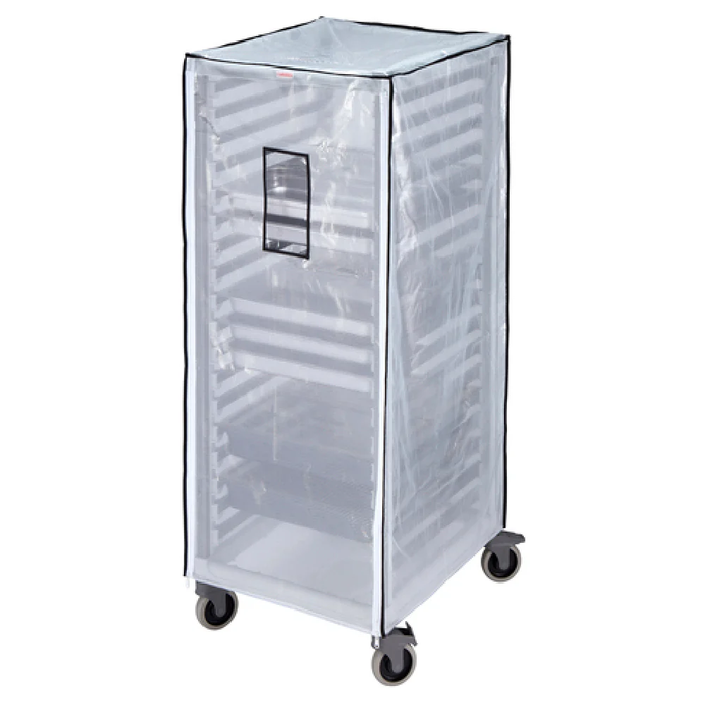 Cambro GBCTUGNPR21CLR 31 Inch Clear Vinyl Pan Rack Cover for Full Size GN 2/1 Trolley Cambro GBCTUGNPR21CLR 31 Inch Clear Vinyl Pan Rack Cover for Full Size GN 2/1 Trolley