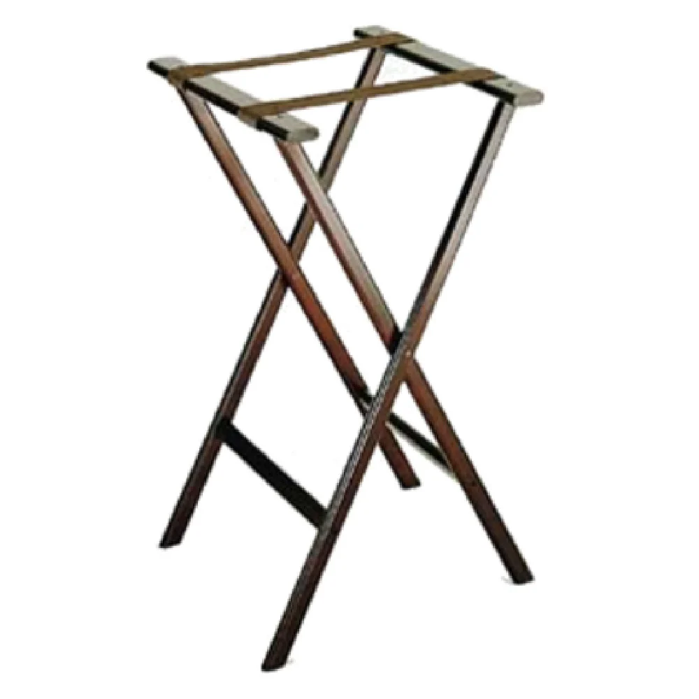 Central Specialties 1270-1 17 Inch Economy Tray Stand with Brown Straps