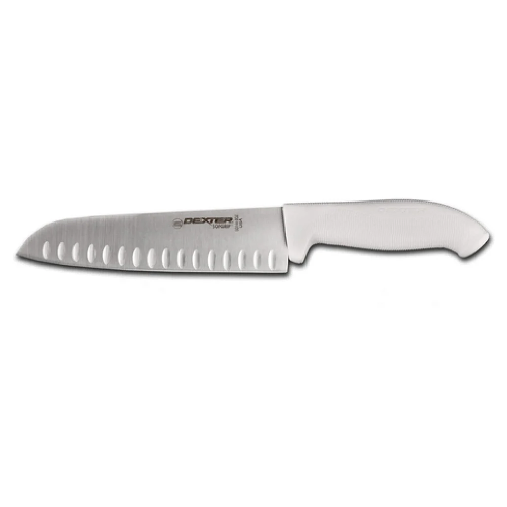 Dexter Russell SG144-9GE-PCP 9 Inch Duo-edge Santoku Knife High-carbon Steel Non-slip Handle