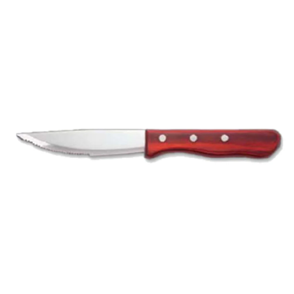 Libbey 200 1432 10 Inch Stainless Steel Blade Red Pakkawood Steak Knife Libbey 200 1432 10 Inch Stainless Steel Blade Red Pakkawood Steak Knife