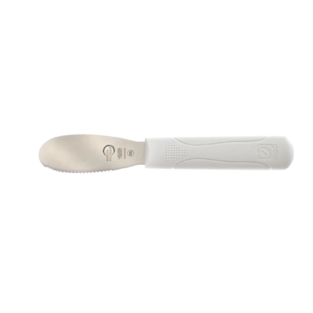Mercer Culinary M18780WH 3-1/2 Inch Blade Sandwich Spreader Japanese Steel Polypropylene White