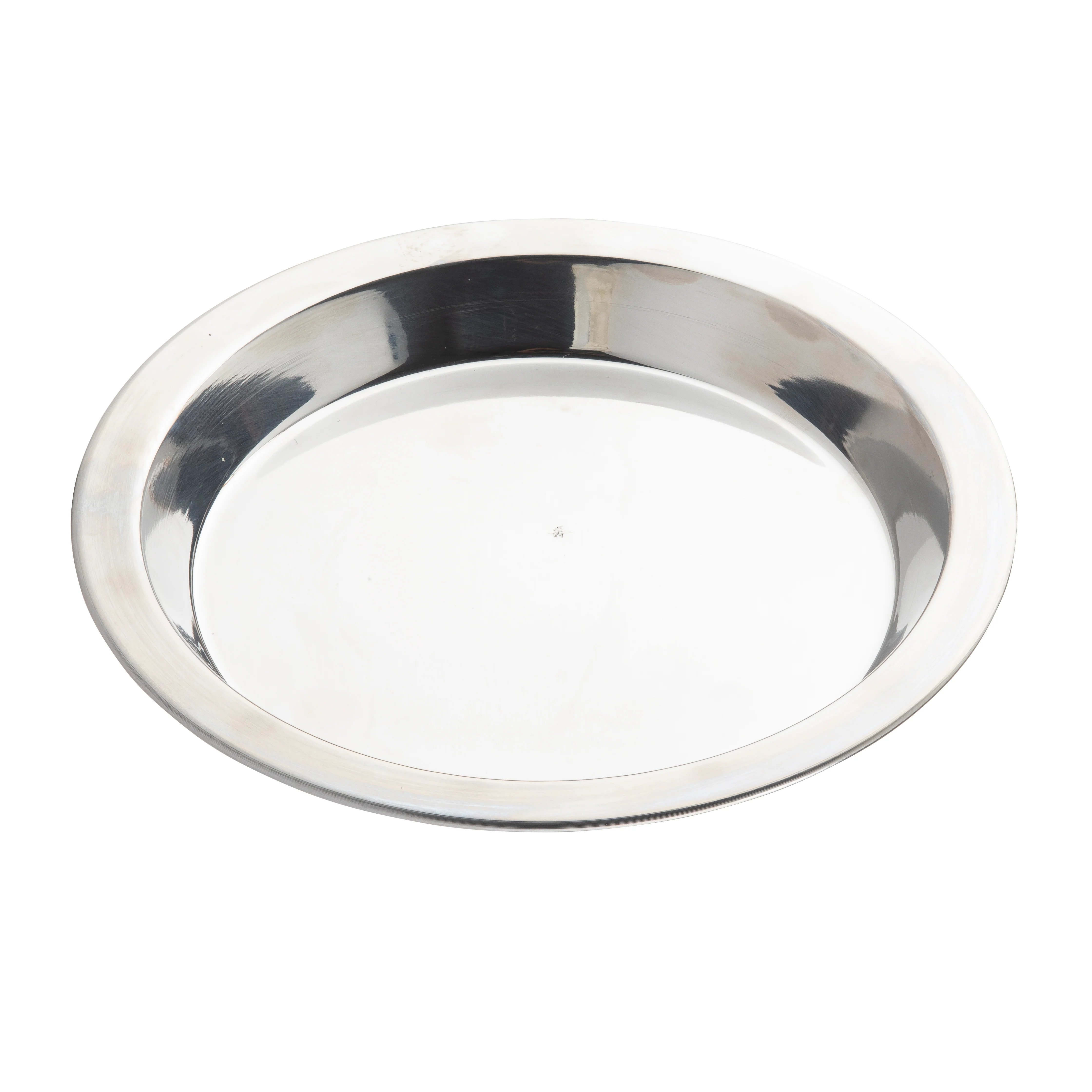 Tablecraft 10548 10-1/8 Inch Round Pie Pan Stainless Steel with Durable Design Tablecraft 10548 10-1/8 Inch Round Pie Pan Stainless Steel with Durable Design