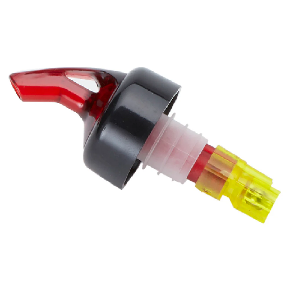 American Metalcraft PR78927 1-1/2 Oz Measured Pourer Red Nozzle Plastic