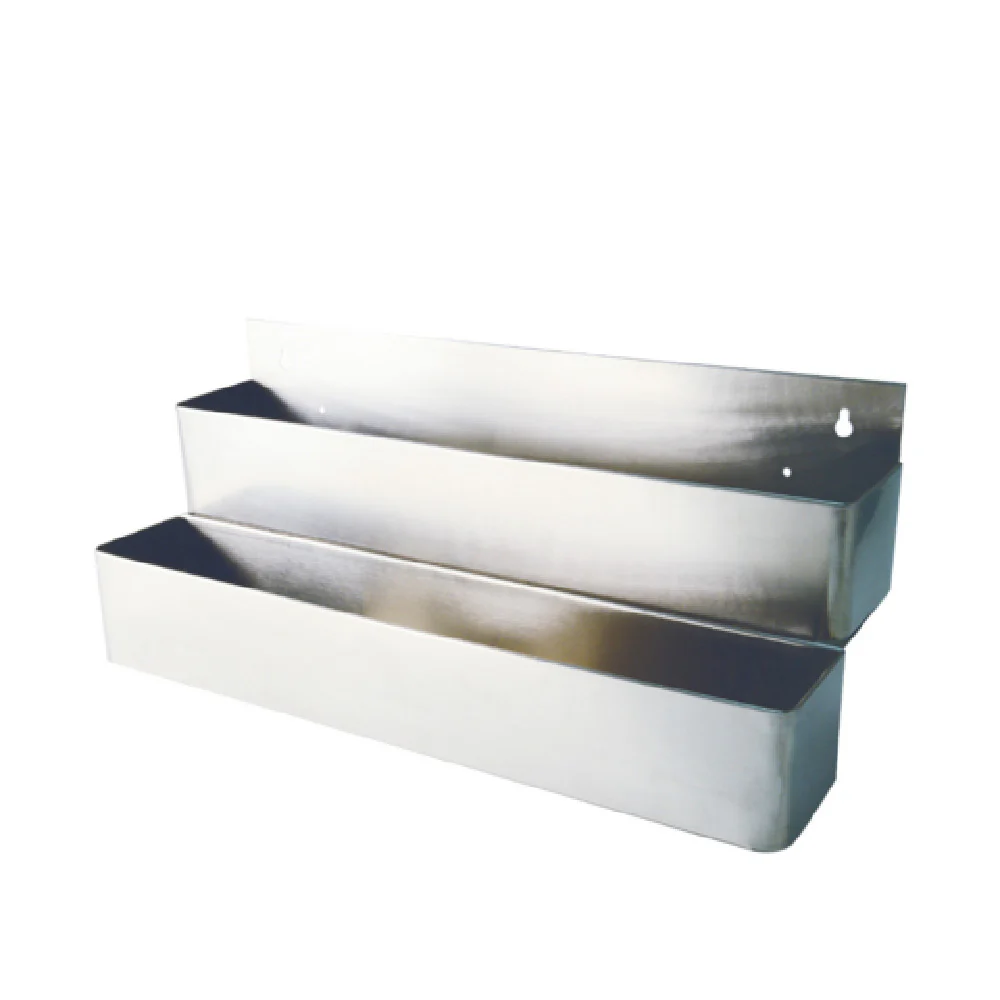 CAC China SSRH-22D 22 Inch 2-Tier Speed Rail Heavy-Duty Stainless Steel