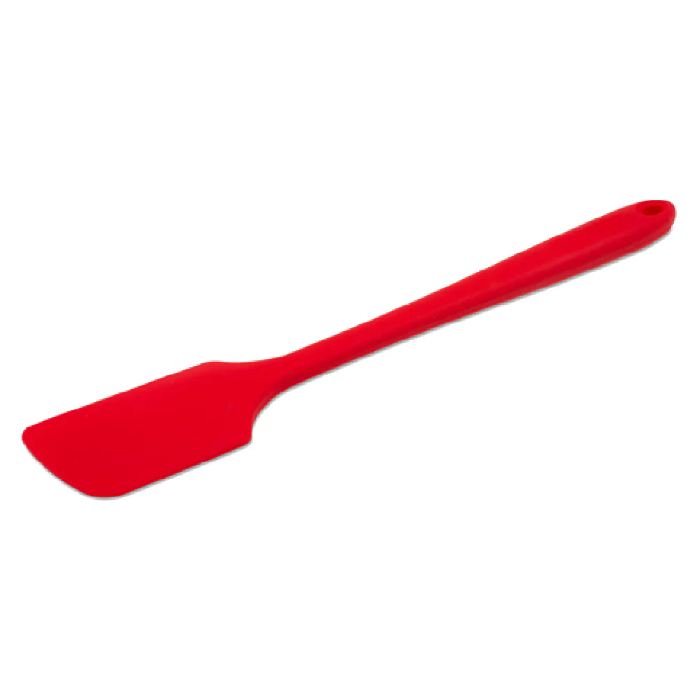 JB Prince U124 15-3/4 Inch Spatula Heat Resistant Silicone Red