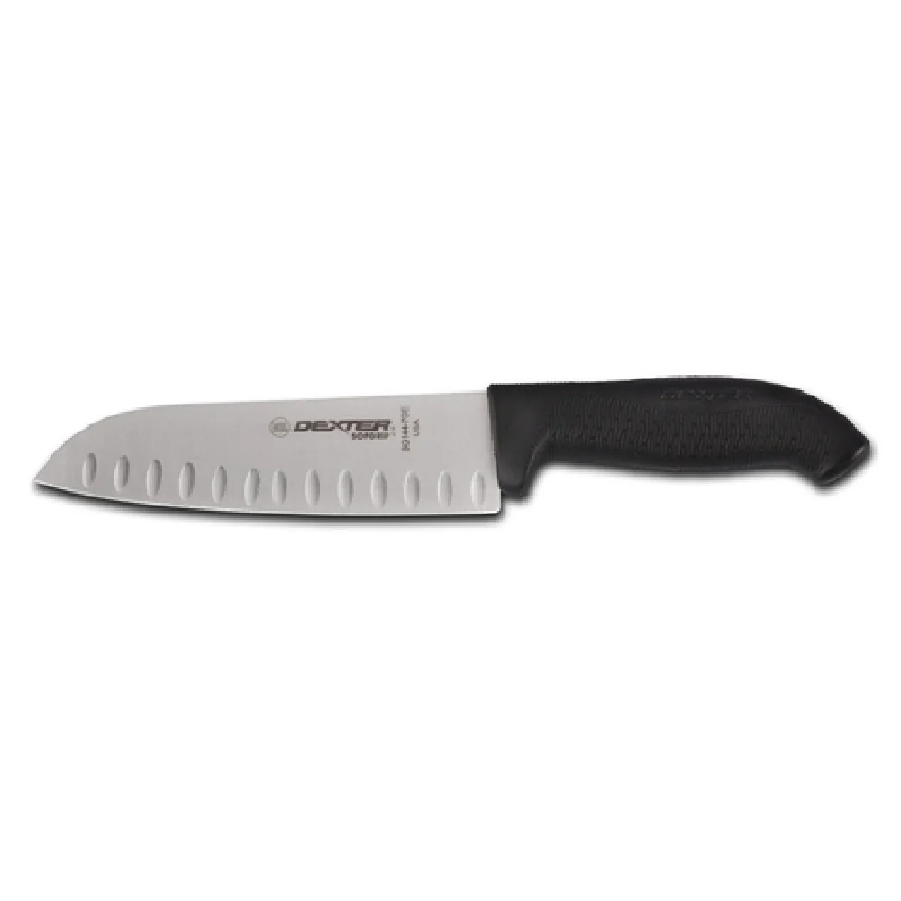 Dexter Russell SG144-7GEB-PCP 7 Inch High Carbon Steel Duo-edge Santoku Knife