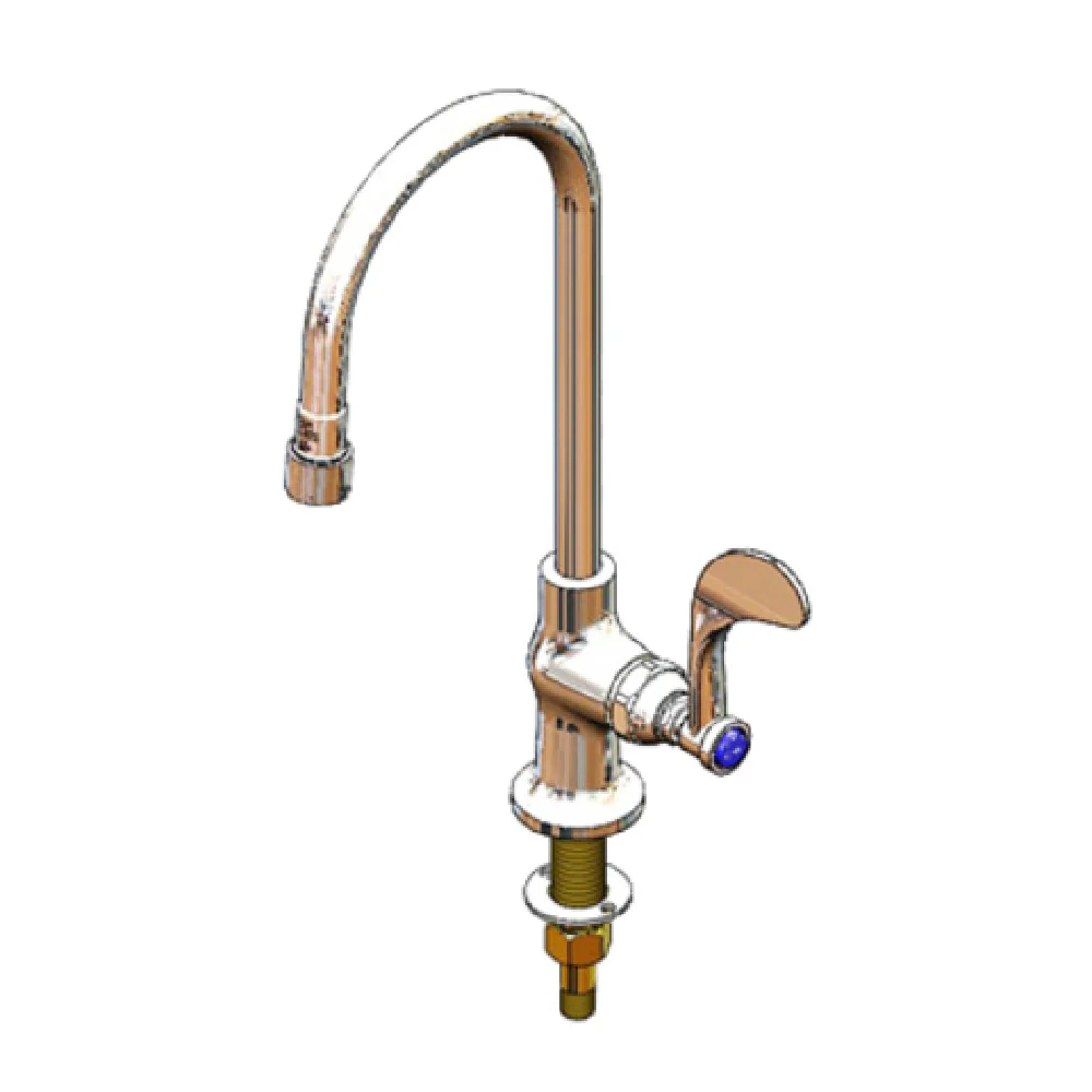 T&S Brass B-0305-VR4 Pantry Faucet 6 Inch Fixed Gooseneck Low Lead and Durable