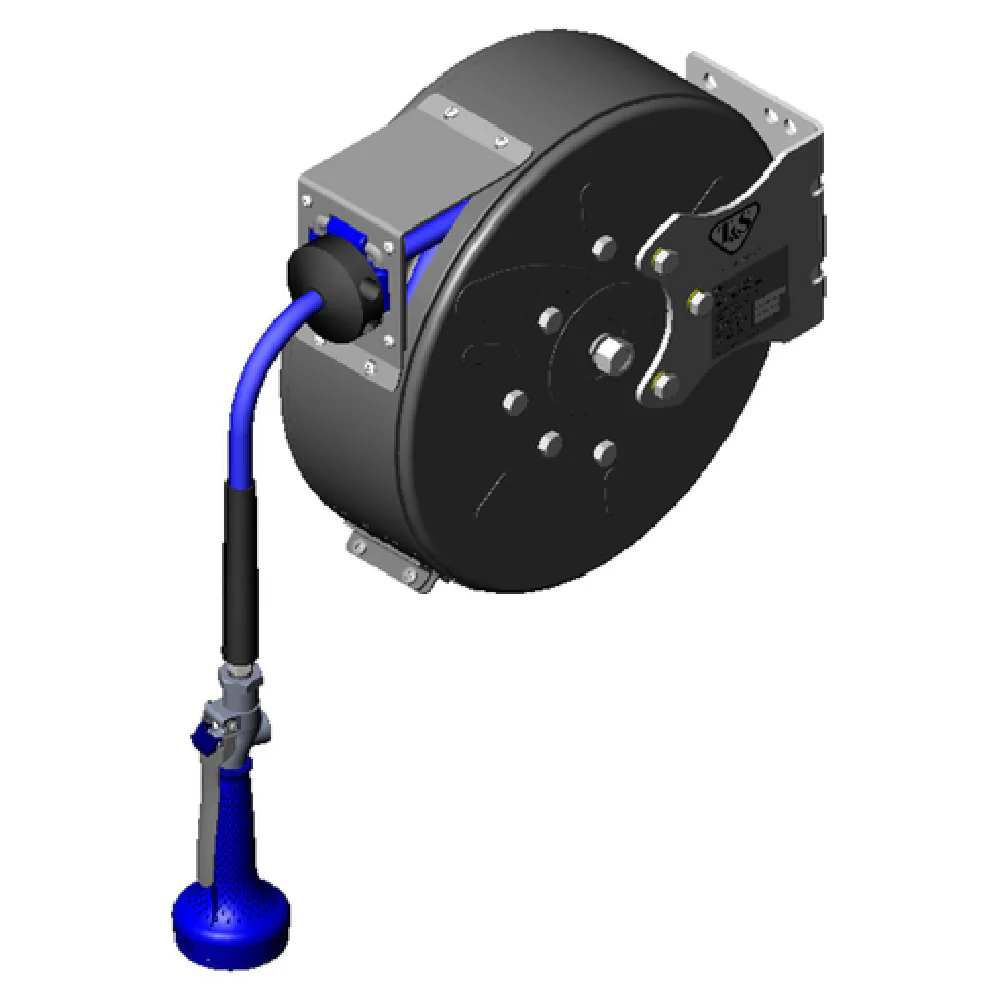 T&S Brass B-7222-C08M Hose Reel System Enclosed 3/8