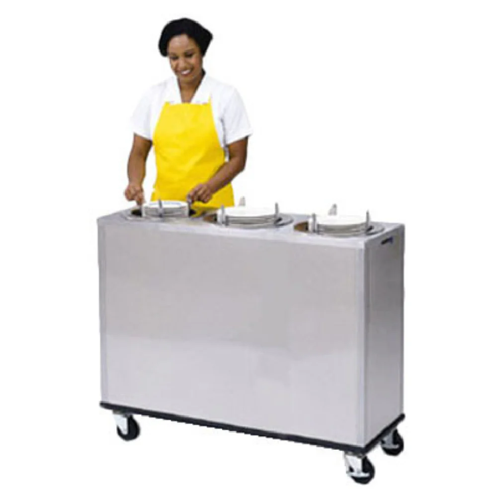 Lakeside 972 52 Inch Mobile Non-heated Dish Dispenser Stainless Steel with 3 Tubes Lakeside 972 52 Inch Mobile Non-heated Dish Dispenser Stainless Steel with 3 Tubes