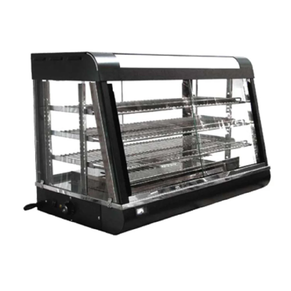 Omcan 21570 35 Inch Countertop Display Warmer Electric 3 Tier with Adjustable Trays Omcan 21570 35 Inch Countertop Display Warmer Electric 3 Tier with Adjustable Trays