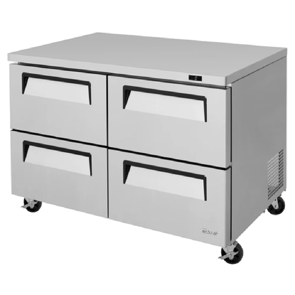 Turbo Air TUF-48SD-D4-N 48 Inch 12.2 cu ft Undercounter Freezer Electric with Drawers