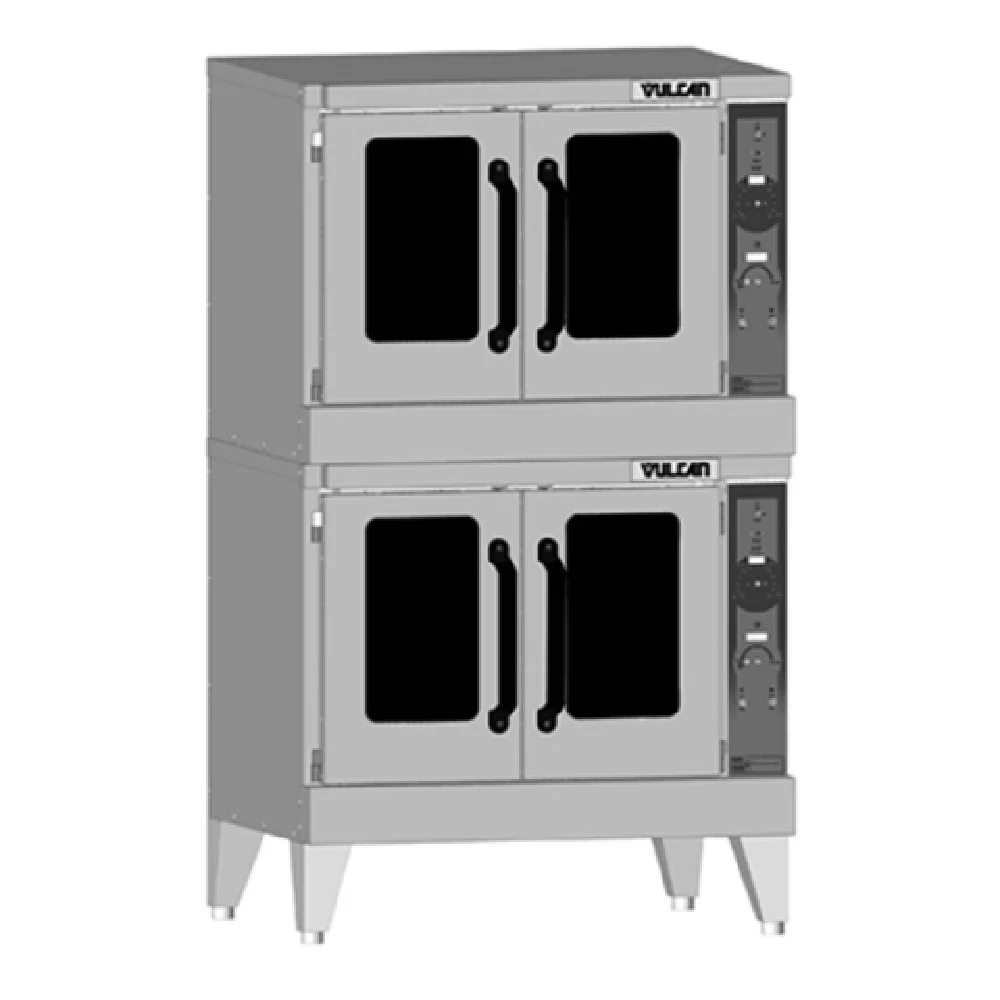 Vulcan VC55GD-QS-PLATINUM_LP 40 Inch Gas Convection Oven Double-deck with 2 Burners 100000 BTU Vulcan VC55GD-QS-PLATINUM_LP 40 Inch Gas Convection Oven Double-deck with 2 Burners 100000 BTU