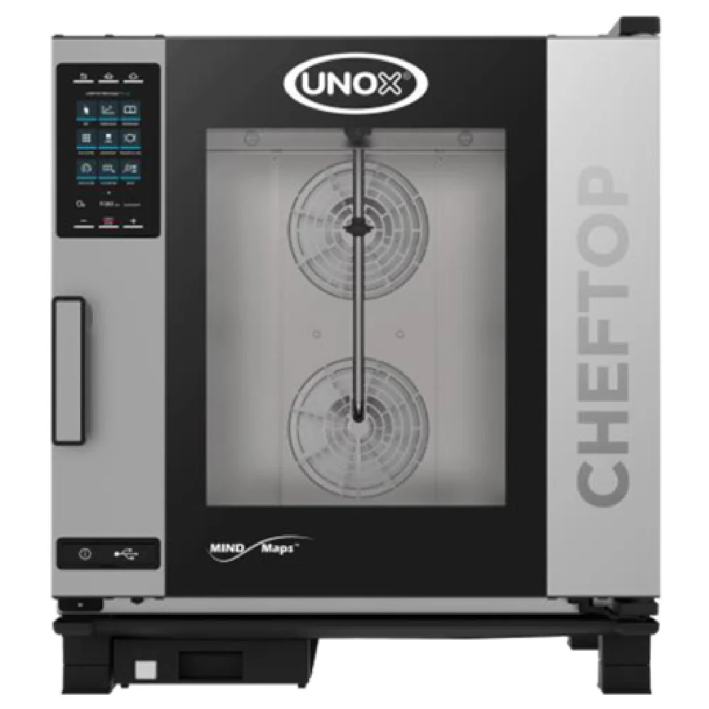 UNOX XAVC-06FS-GPLM_NAT 33 Inch Programmable Gas Combi Oven with Glass Door