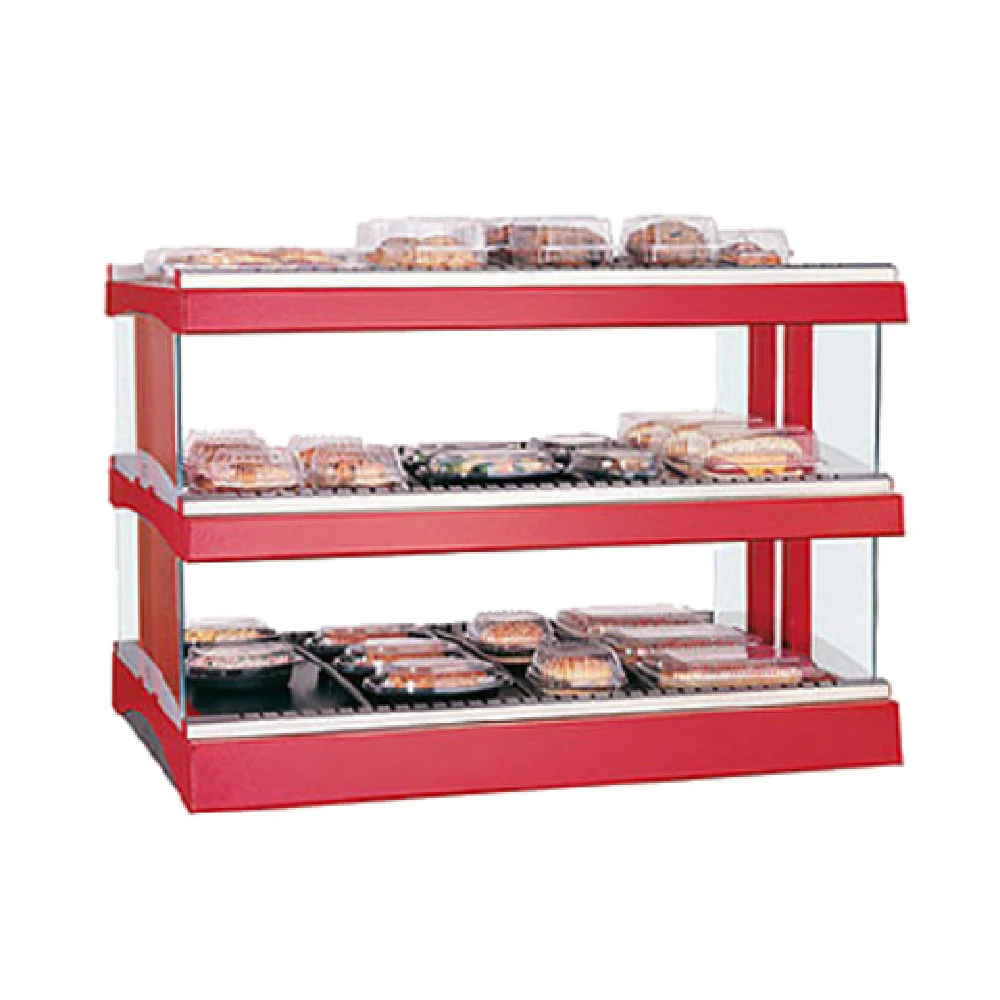 Hatco GR3SDH-39D_120-208/60/1 39 Inch Countertop Electric Display Warmer with Dual Shelves
