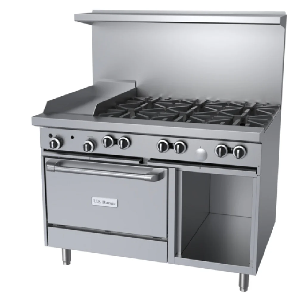 Garland U48-6G12RS_LP 48 Inch Gas Restaurant Range with 6 Burners 257000 BTU