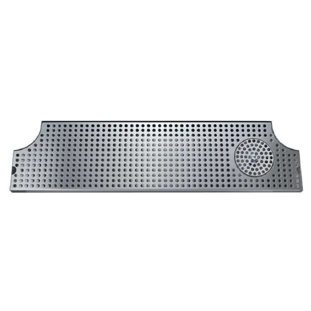 Optional 28 Inch Stainless Steel Drip Tray Trough With Integral Glass Rinser, Micro Matic DP-MET-H-28GR-Z Optional 28 Inch Stainless Steel Drip Tray Trough With Integral Glass Rinser, Micro Matic DP-MET-H-28GR-Z