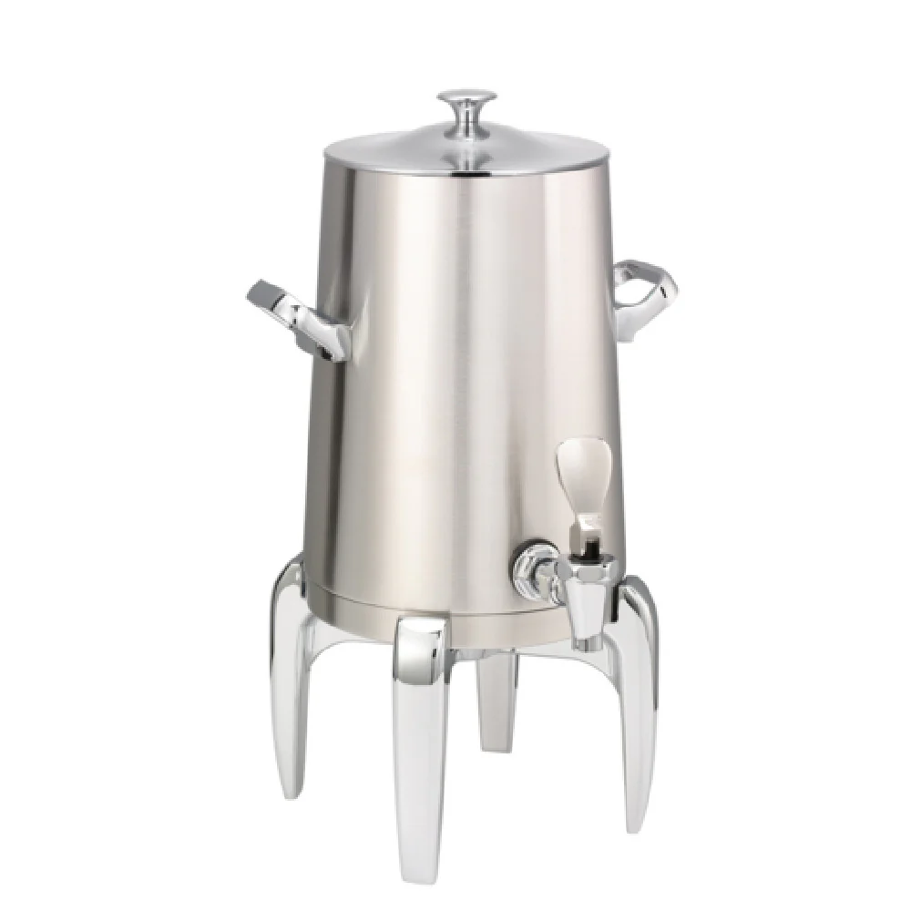 Service Ideas URN15VBSMDCL 12 Inch Brushed Stainless Steel Urn Vacuum Insulated with Spigot