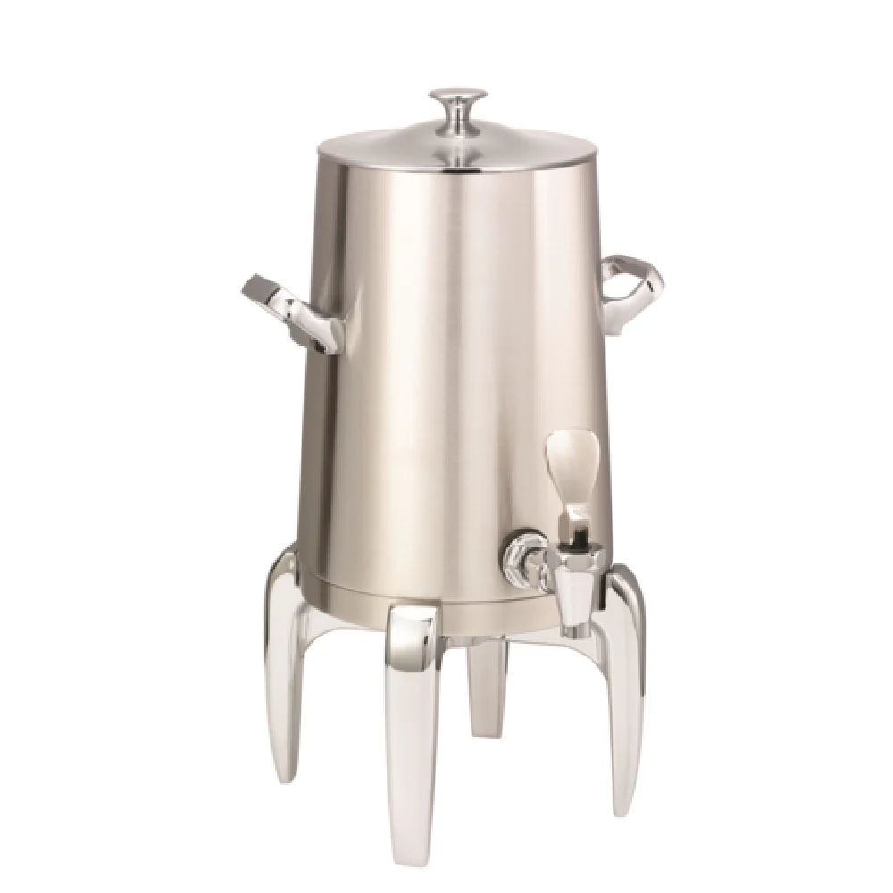 Service Ideas URN15VBSMDCL 12 Inch Brushed Stainless Steel Urn Vacuum Insulated with Spigot Service Ideas URN15VBSMDCL 12 Inch Brushed Stainless Steel Urn Vacuum Insulated with Spigot