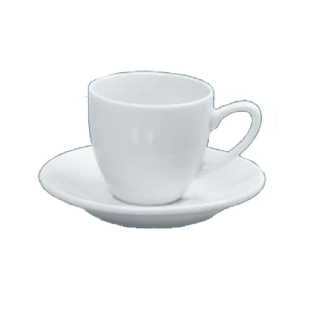 Yanco AC-35 3-1/2 Oz Porcelain Cup Round Super White - 36 Packs