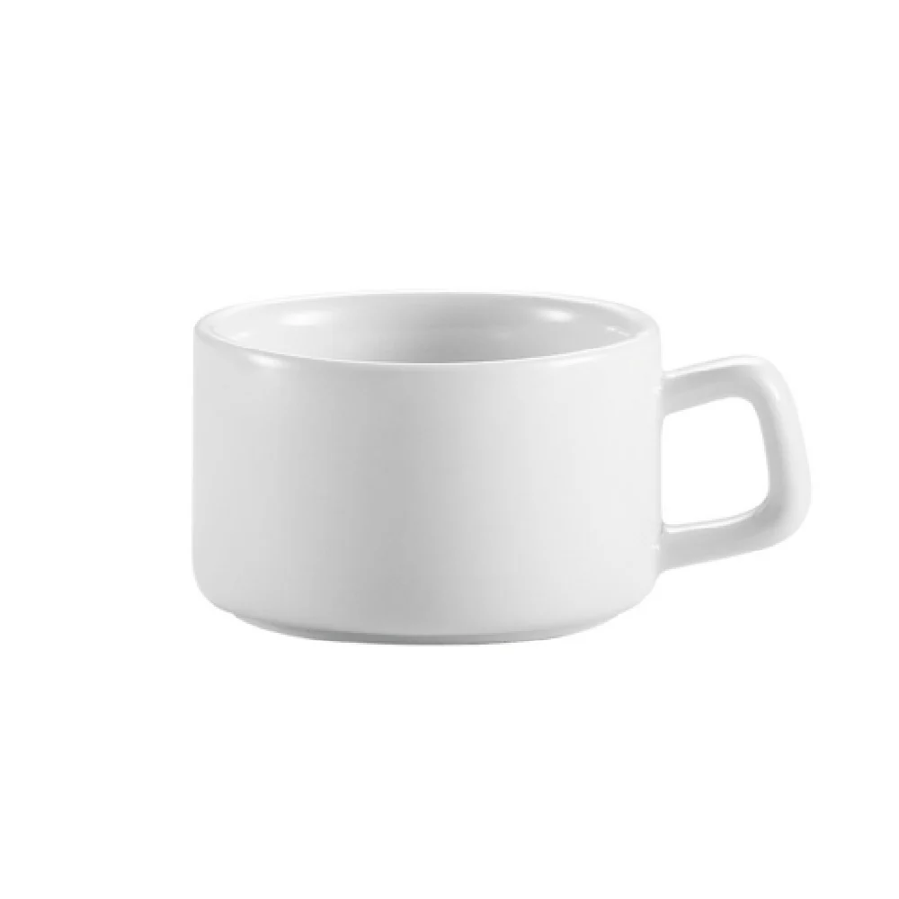 CAC China PRM-3-P 2-1/2 Oz Demitasse Cup Porcelain Round Dishwasher Safe
