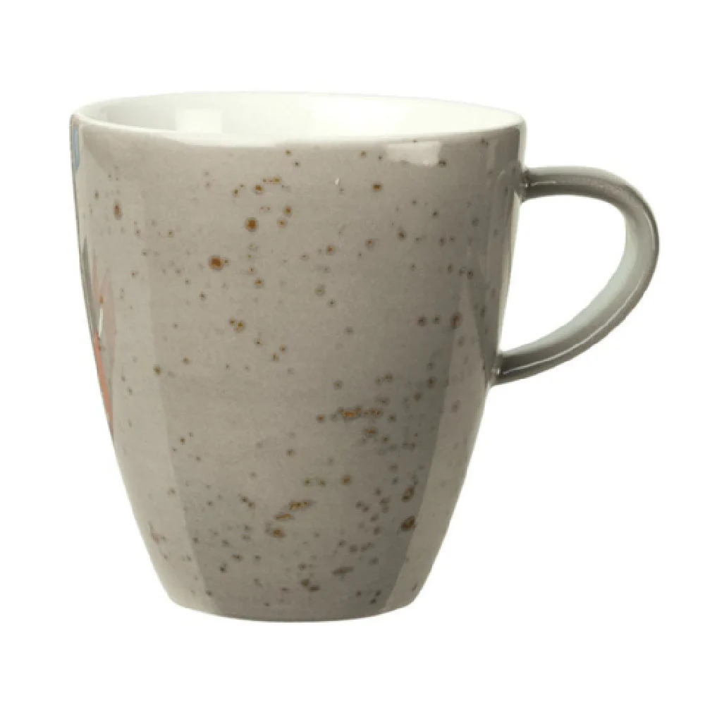 Libbey 9385274-63043 8 Oz Cup Porcelain Pottery Pattern Light Gray