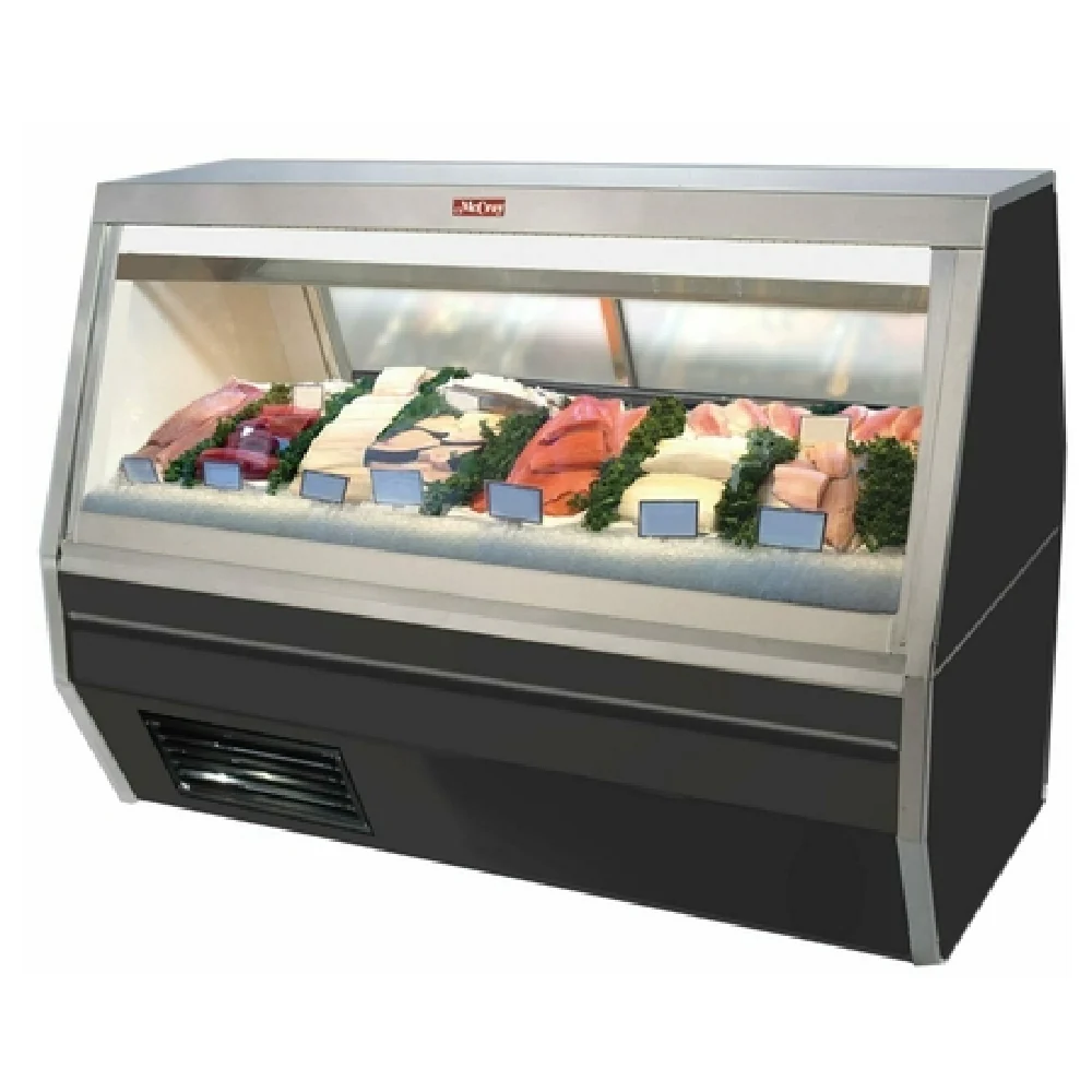 Howard-McCray SC-CFS35-12-BE-LED 143 Inch Self-Contained Refrigeration Fish/Poultry Service Case