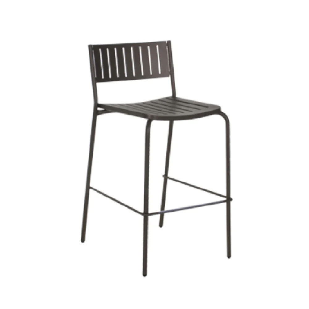 emuamericas llc 148 21 Inch Armless Stacking Barstool Outdoor Steel