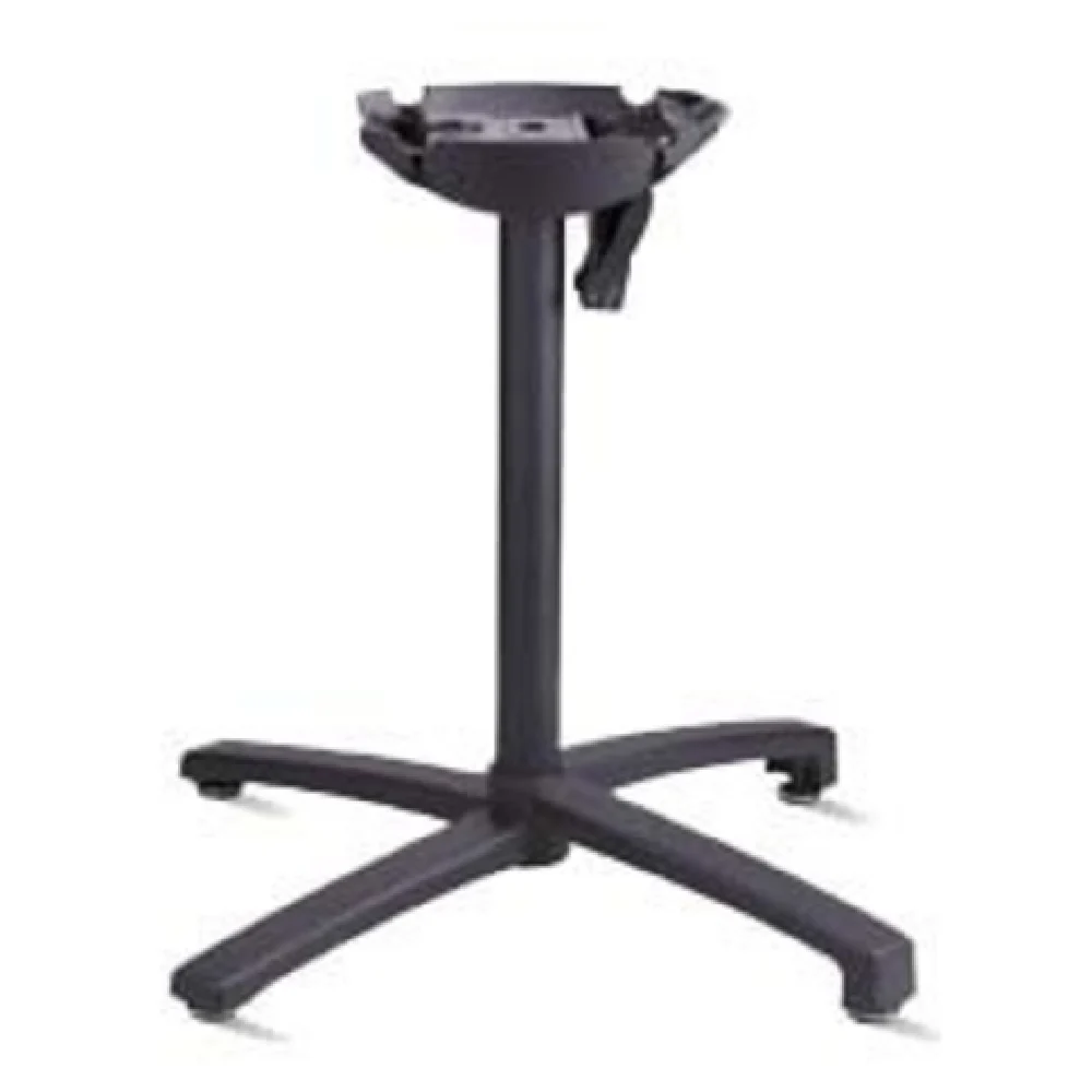 Grosfillex USX15017 18 Inch Folding Table Base Aluminum Black Adjustable Legs Grosfillex USX15017 18 Inch Folding Table Base Aluminum Black Adjustable Legs
