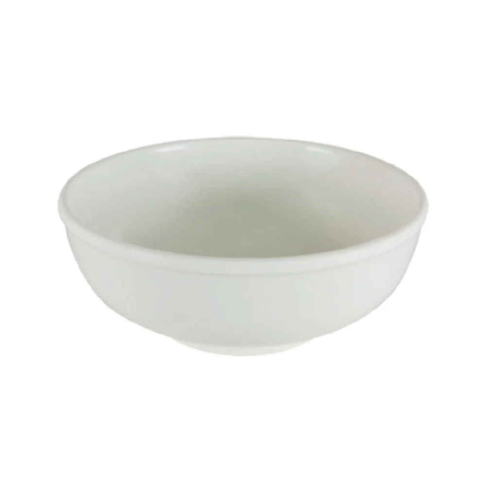 Thunder Group PH5005TW 19 Oz BPA Free Melamine Round Noodle Bowl White