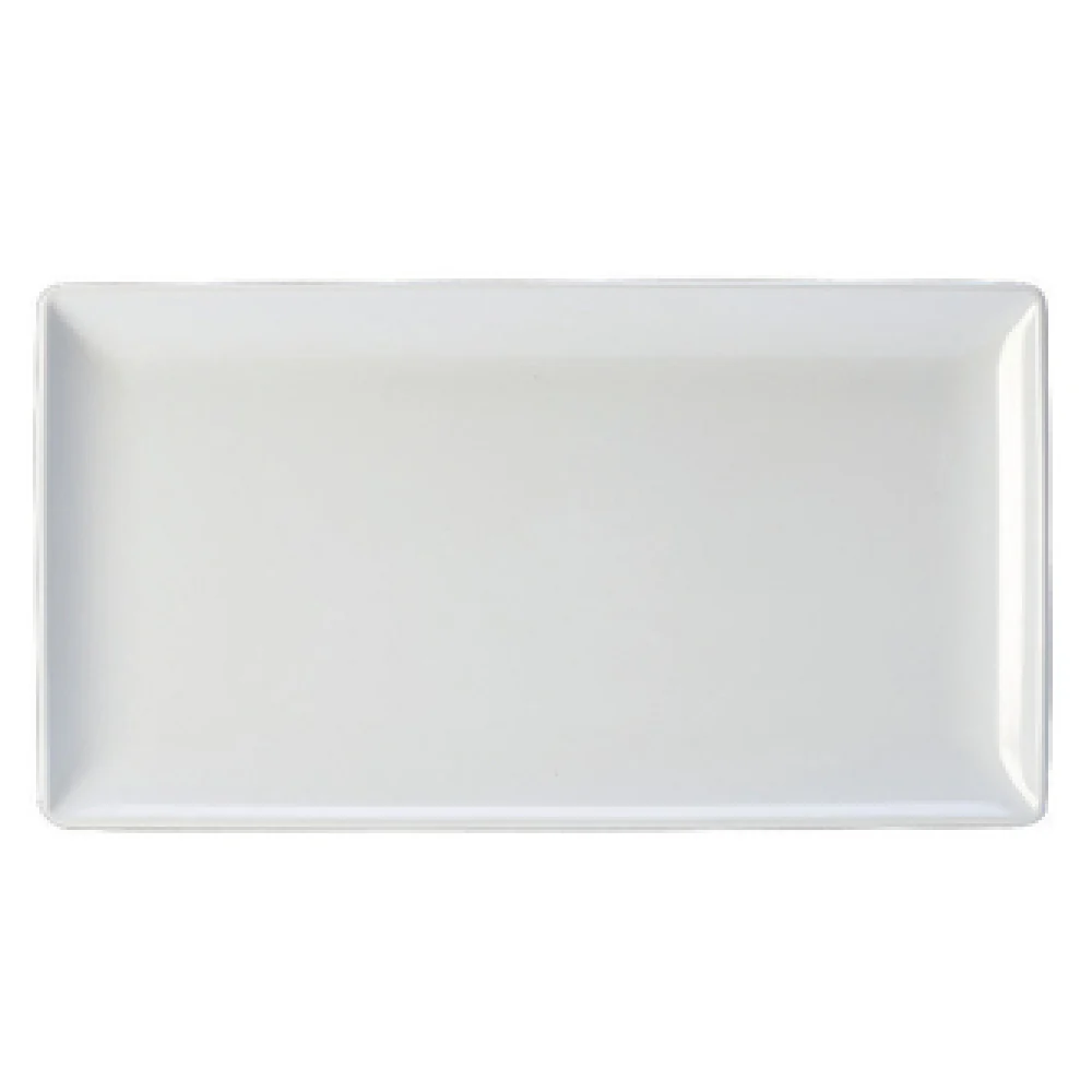 Steelite 68A417EL595 12-3/4 Inch White Rectangular Platter Melamine Steelite 68A417EL595 12-3/4 Inch White Rectangular Platter Melamine