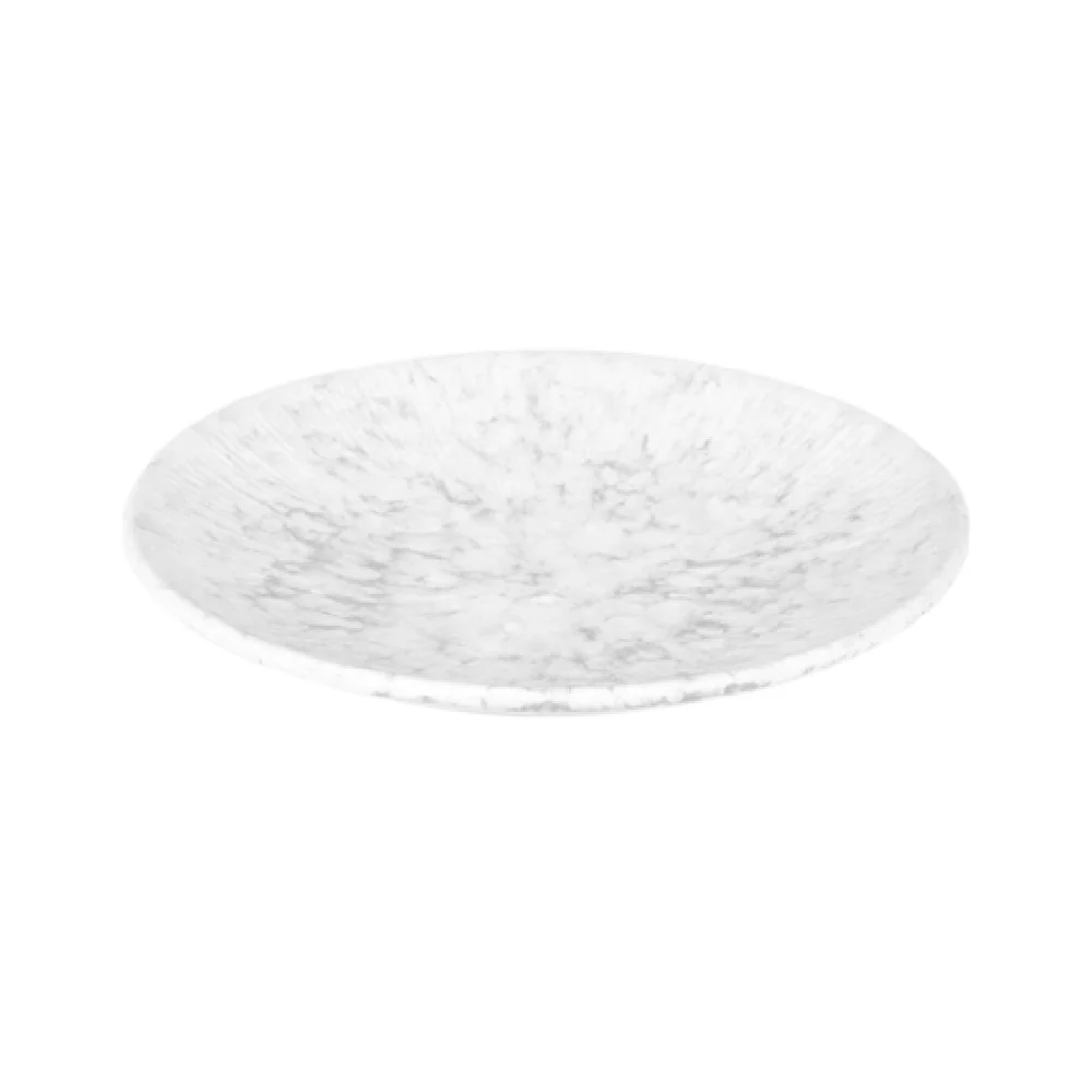 GET Enterprises B379825-GYM 8-1/4 Inch Round Plate Melamine Gray Marble 6 Packs GET Enterprises B379825-GYM 8-1/4 Inch Round Plate Melamine Gray Marble 6 Packs