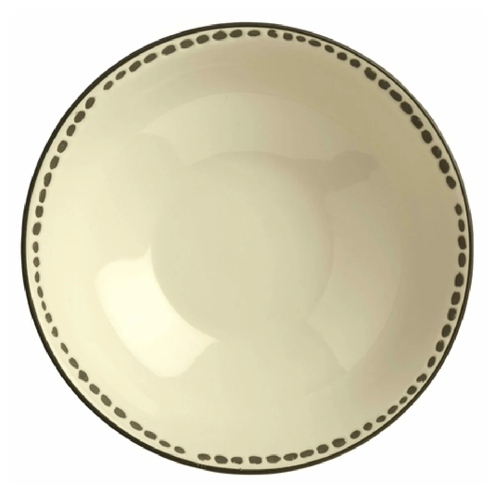 Libbey DULCET-5C 9-1/8 Inch Round Serving Bowl with Cream Finish Stoneware Libbey DULCET-5C 9-1/8 Inch Round Serving Bowl with Cream Finish Stoneware
