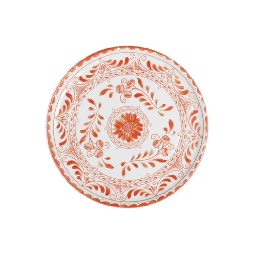 Steelite A104P802 9 Inch Round Plate Talavera Motiva Orange Alumina Vitrified Steelite A104P802 9 Inch Round Plate Talavera Motiva Orange Alumina Vitrified