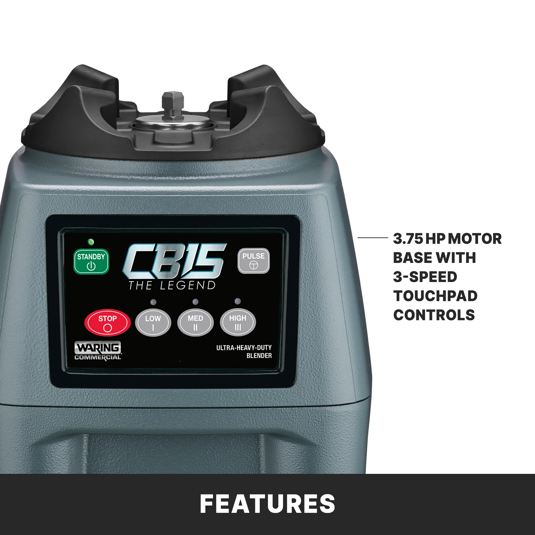 Waring CB15 The Legend One-Gallon Food Blender with Electronic Keypad Waring CB15 The Legend One-Gallon Food Blender with Electronic Keypad