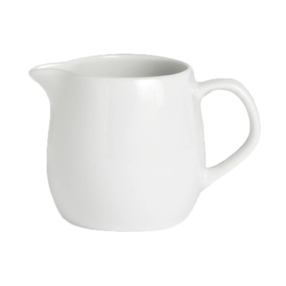 Steelite 6334P489 5 Oz Porcelain Creamer with Handle White