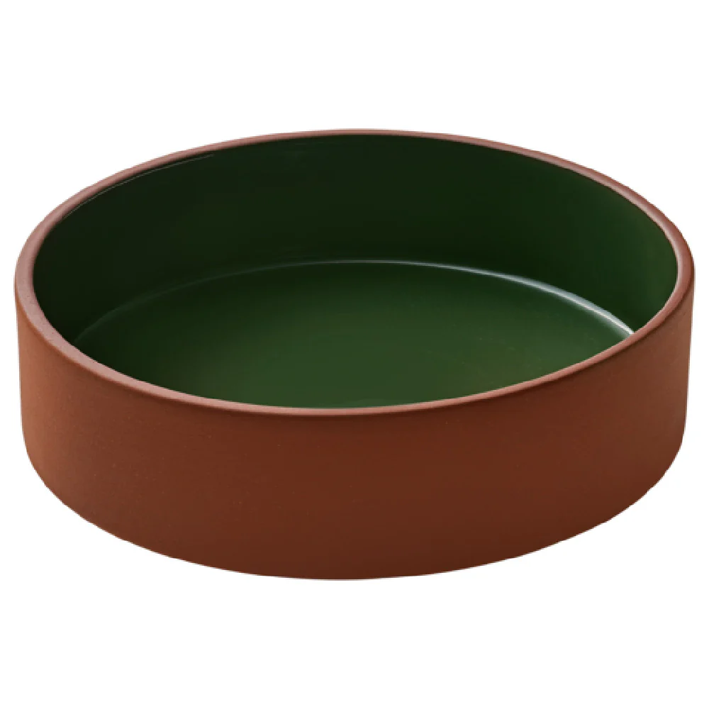 BauscherHepp P063418-121934 33.8 Oz Bowl Round Oven Safe Green Ceramic