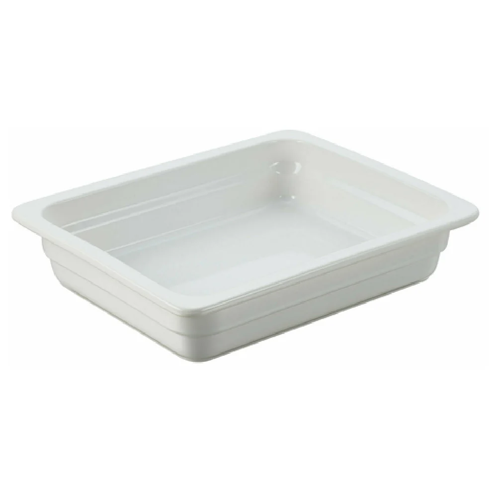 Revol 5465 13 Inch 141 Oz Food Pan Porcelain with Glazed Finish Revol 5465 13 Inch 141 Oz Food Pan Porcelain with Glazed Finish