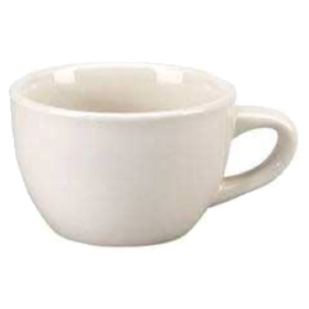 Vertex China VNR-1 8 Oz Cup with Handle White Ceramic - 3 Packs