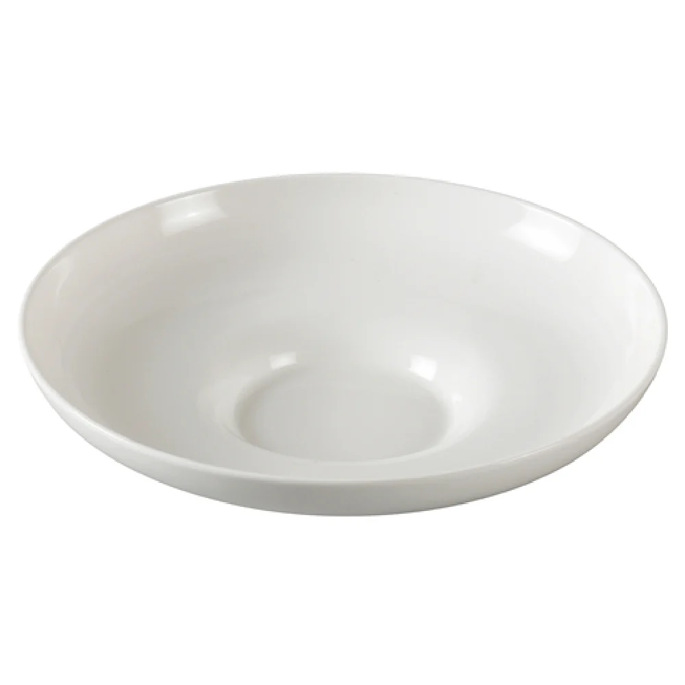 Yanco PS-1122 12 Inch 48 Oz Round Salad Bowl Dishwasher Oven Microwave Safe Porcelain White