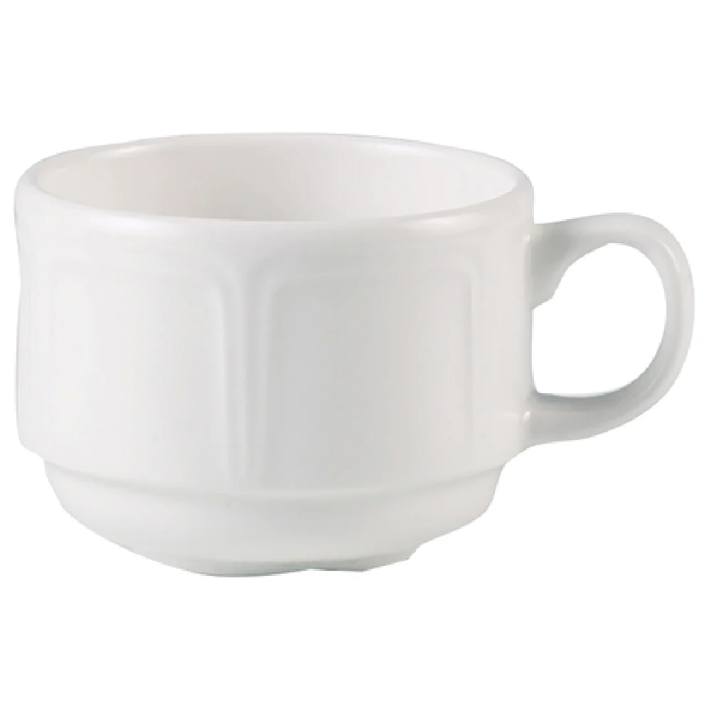 Steelite 9007C027 7.5 Oz Stacking Cup Monique Alumina Vitrified 36 Packs