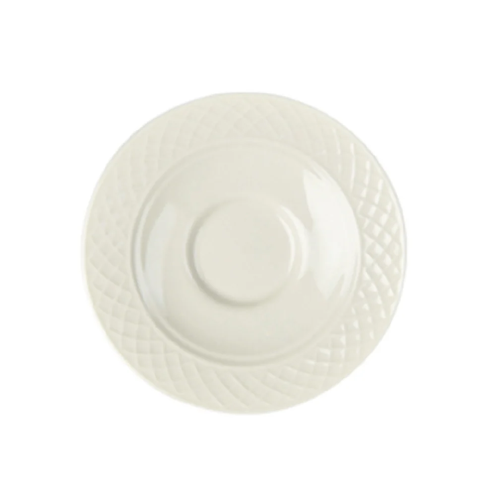 Steelite HL3557000 5-5/8 Inch Saucer Homer Gothic Blanc China - 3 Dozen Packs Steelite HL3557000 5-5/8 Inch Saucer Homer Gothic Blanc China - 3 Dozen Packs