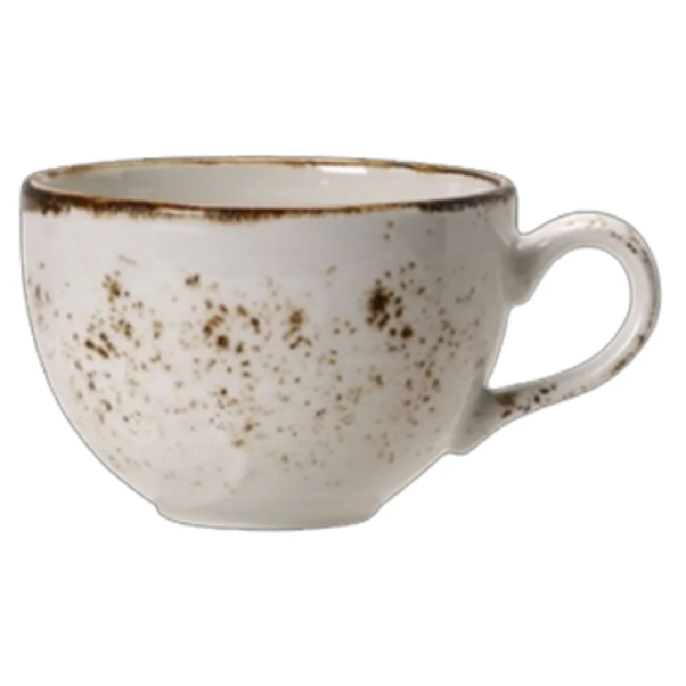 Steelite 11550189 8.0 Oz Low Cup White Alumina Vitrified with Craft Finish Steelite 11550189 8.0 Oz Low Cup White Alumina Vitrified with Craft Finish