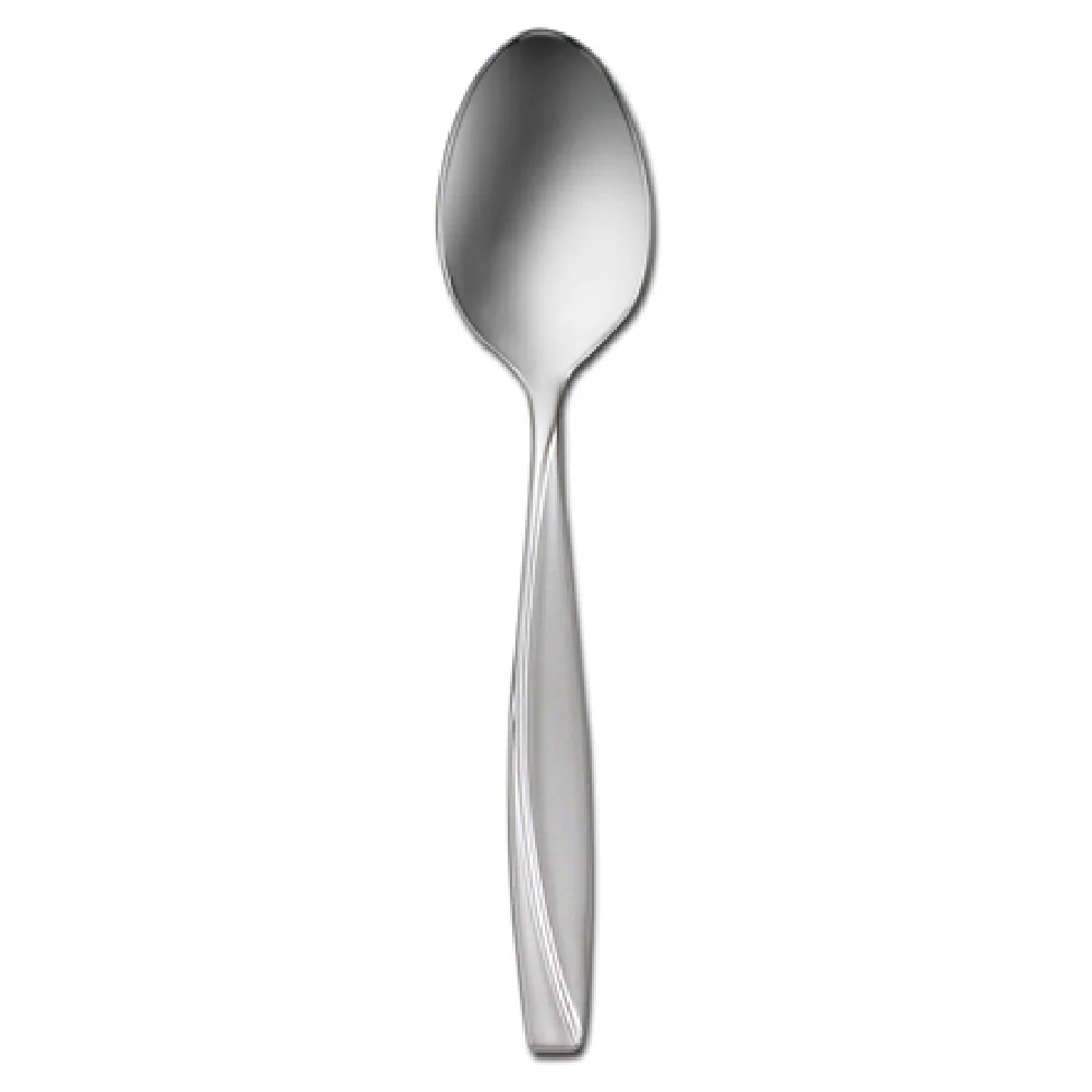 1880 Hospitality T222STSF 6-1/8 Inch Square Tipped Teaspoon 18/0 Stainless Steel Bead Blasted