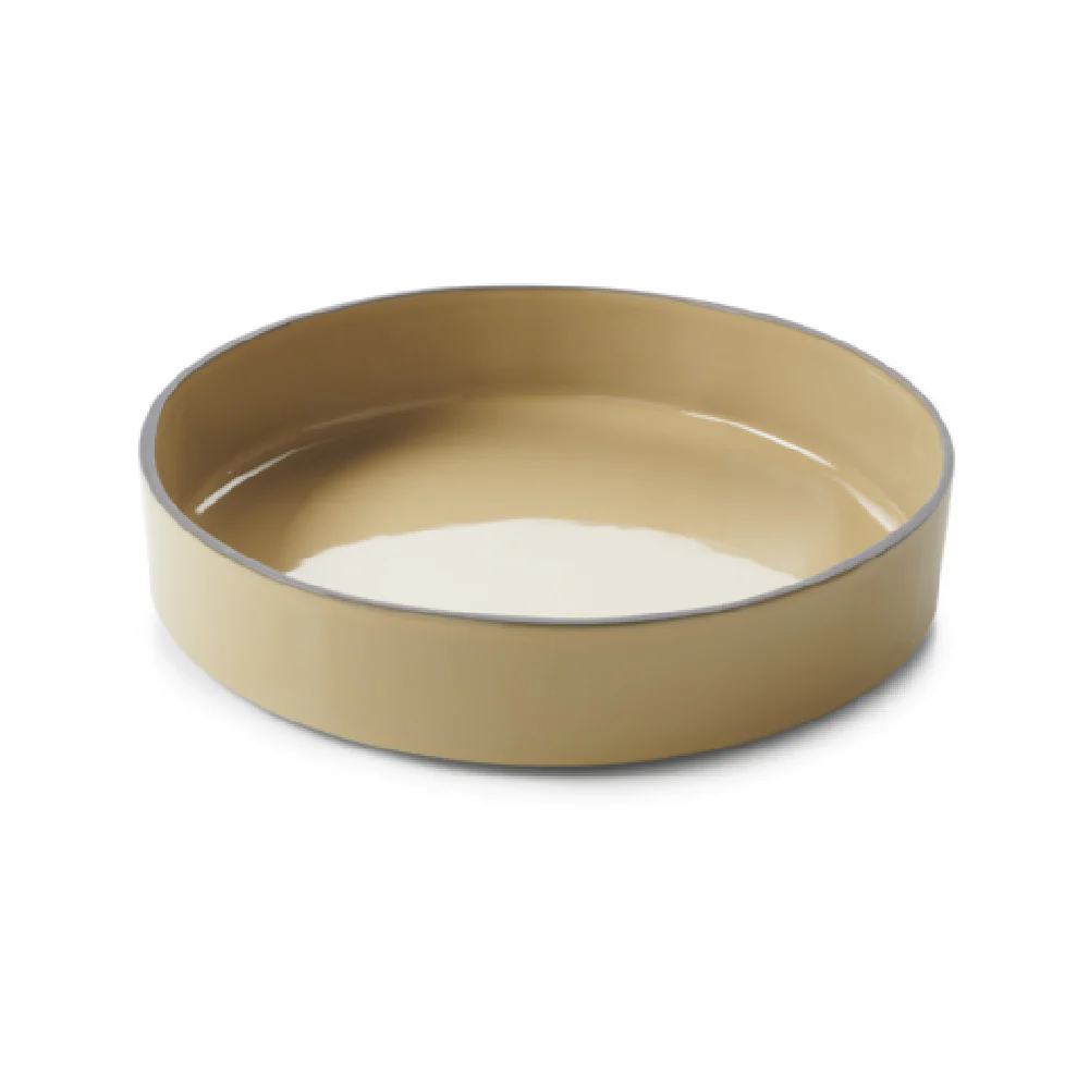 Revol 661532 26CM Round Dish Nutmeg Ceramic Microwave Dishwasher Safe Revol 661532 26CM Round Dish Nutmeg Ceramic Microwave Dishwasher Safe