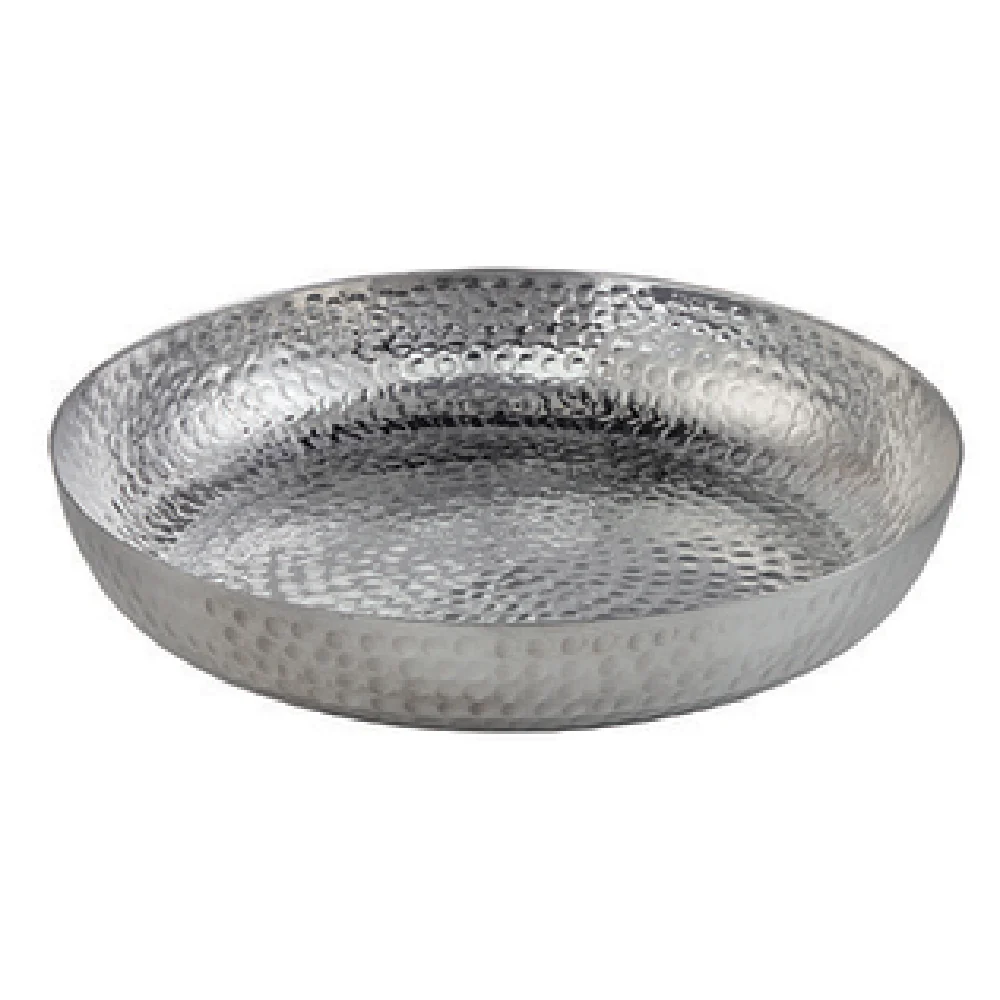 American Metalcraft ASEAS12 80 Oz. Seafood Tray Hand Wash Only Hammered Aluminum American Metalcraft ASEAS12 80 Oz. Seafood Tray Hand Wash Only Hammered Aluminum