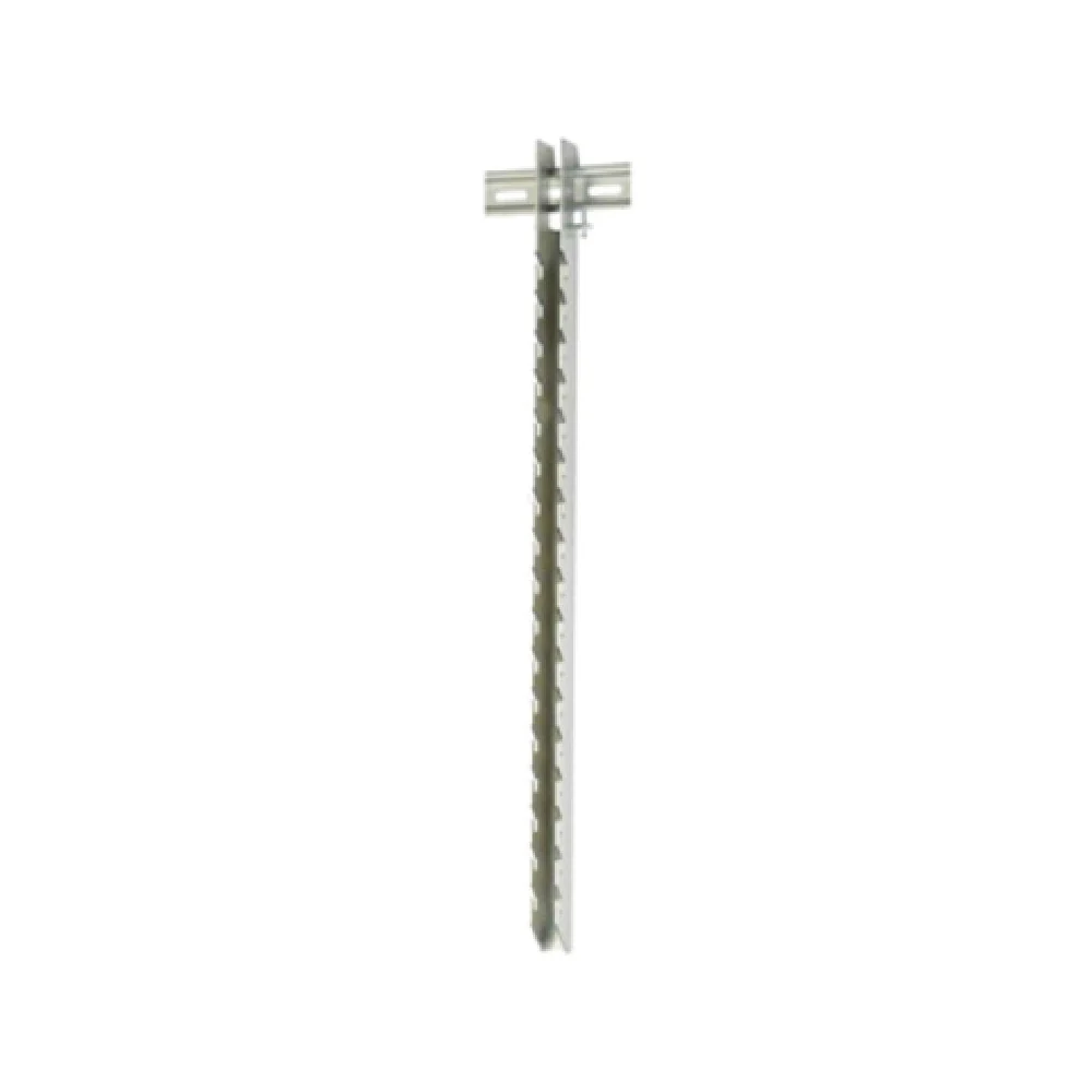 1880 Hospitality FWMVB31CH 31 Inch Wall Mount Bracket Vertical Dry Storage Chromate Steel