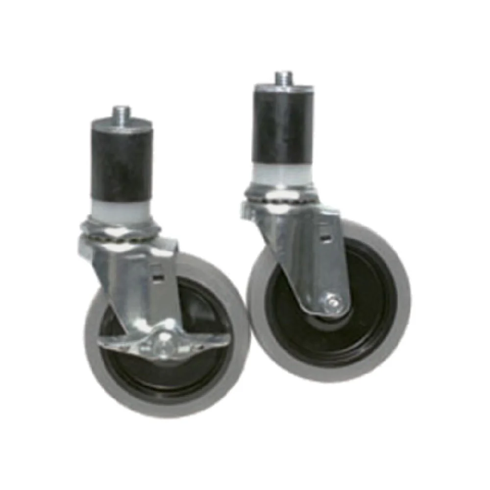 Eagle CA4-SB-X 4 Inch Diameter Casters Set of 4 with Swivel and Brake Zinc Eagle CA4-SB-X 4 Inch Diameter Casters Set of 4 with Swivel and Brake Zinc